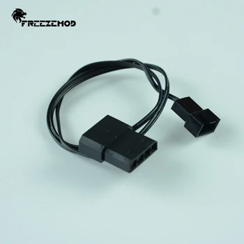 

FREEZEMOD motherboard fan interface Power large 4PD port to small 3pin cable extension.ZJX-DX3