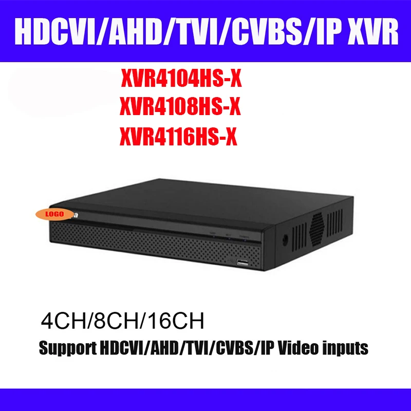Оригинальный видеорегистратор XVR 720P CVI DVR XVR4104HS X 4 канала 8 каналов 16 1080P HDCVI AHD TVI CVBS