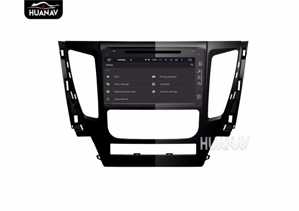 Top Quad Core Touch Screen Car DVD GPS Navigation Head Unit Android7.1 Car DVD player GPS navigation for MITSUBISHI PAJERO 2016 2017 5