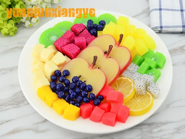 Festive Party Supplies Artificial Decorations Fruits Pvc Simulated