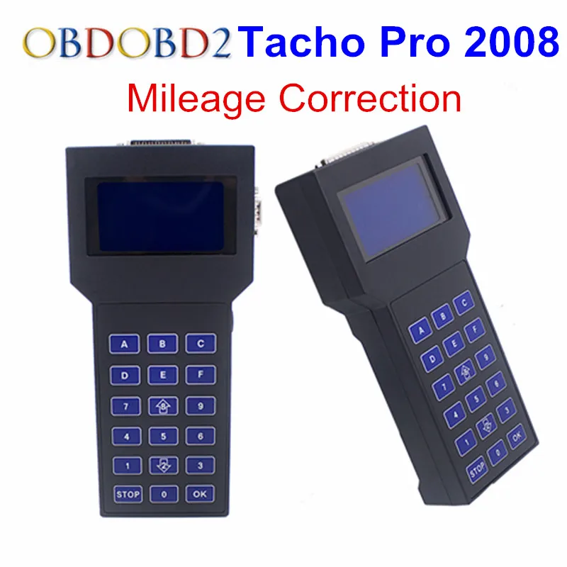 Разблокирована Tacho Pro 2008 Коррекция одометра Tacho2008 Dash программатор Tacho 2008 Пробег программист инструмент Поддержка мульти-язык