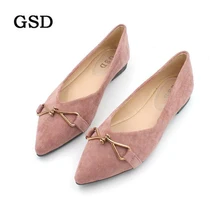 Для женщин Повседневное на плоской подошве bailarinas люксовый бренд закрытым острым носком балетки женские лодочки женская обувь бездельники