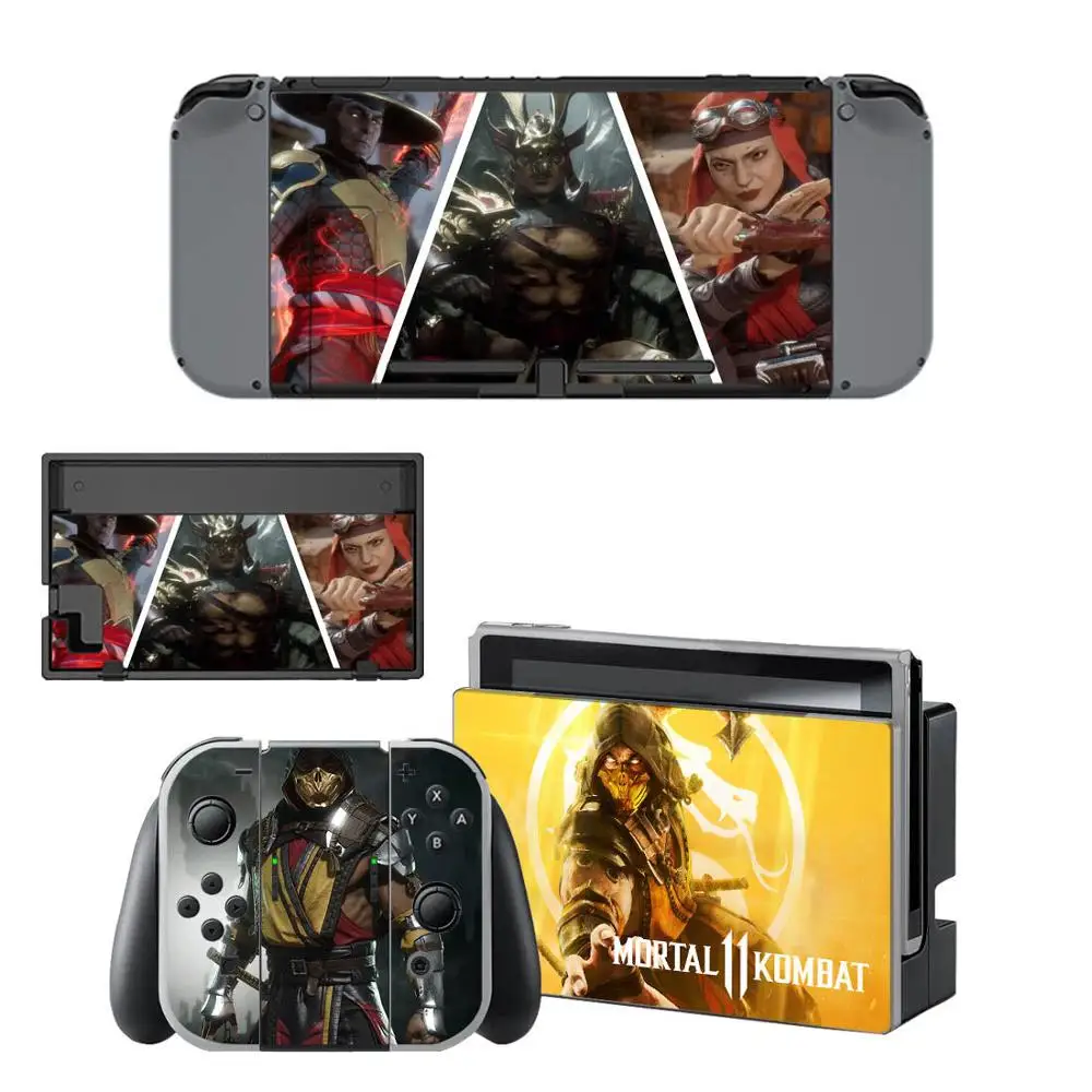 Mortal Kombat 11 nindoswitch наклейка на кожу s переключатель наклейка совместима с пульт переключения shand, Joy-Con, контроллер - Цвет: YSNS1976