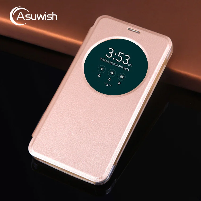 Кожаный чехол книжка для телефона Asus Zenfone 3 Laser ZC551KL противоударный 5 дюйма|Бамперы|