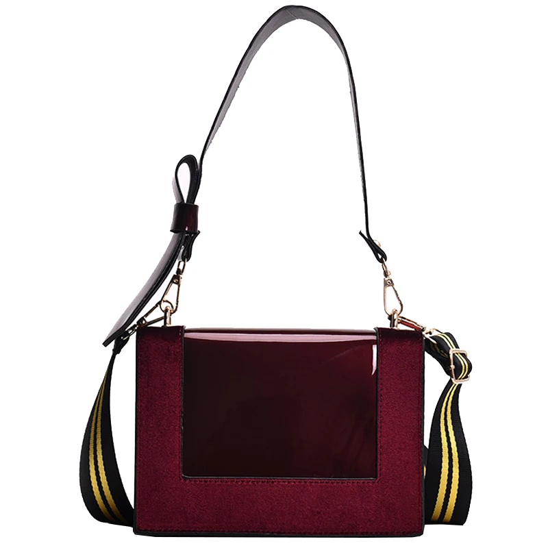 

2019 New Brand Women Handbags Famous Blue Velour Shoulder Bags Female Luxury Designer Crossbody Bags Ladies Wide Straps Bags 283