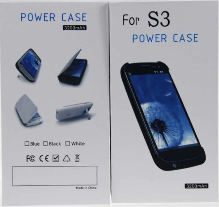 Top selling 3200mAh Rechargeable External Battery Charger Power Bank housing case back cover for Samsung Galaxy