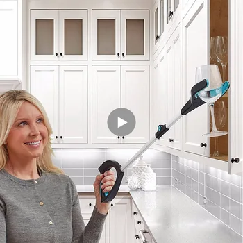 

Useful Multi-function Utility Rubber Grip Trash Pick Up Hooks Disabled Garden Arm Extension Grabber Tools Aluminum Alloy Rubber