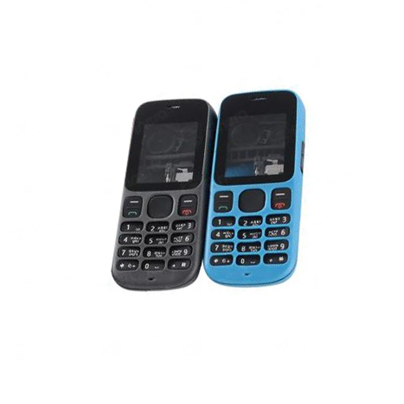 

For Nokia 101 1000 101 101 New Full Housing Case Cover Front Frame With KeyBoard Display Glass+Middle Frame+Back Cover With Logo