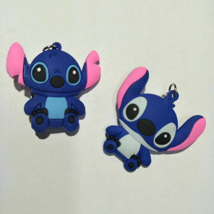 

1PCS 5CM LILO&STITCH Cartoon Anime Key Chain Lovely PVC Figure Keyring Kid Toy Keychain Keyholder Birthday Gift NEW Trinkets