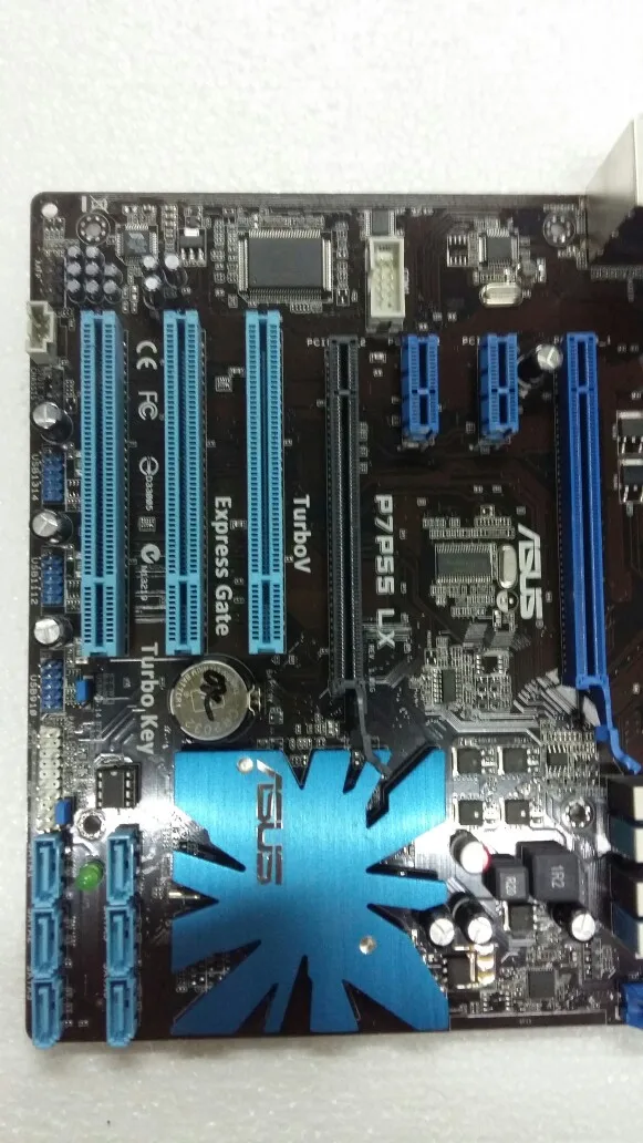 Бесплатная доставка 100% оригинал Asus P7P55 LX DDR3 LGA 1156 контактный 16 ГБ Intel P55|Звуковые