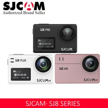 Дешево! SJCAM SJ8Air/Plus/Pro Серия 4K Экшн-камера wifi Пульт дистанционного управления Водонепроницаемая Спортивная DV 1290P Экшн-камера