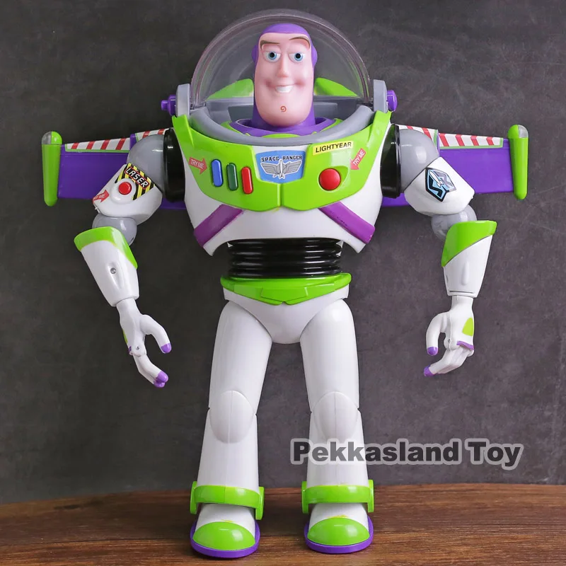 

Toy Story Talking Buzz Lightyear Star Command PVC Action Figure Collectible Model Toy with Light