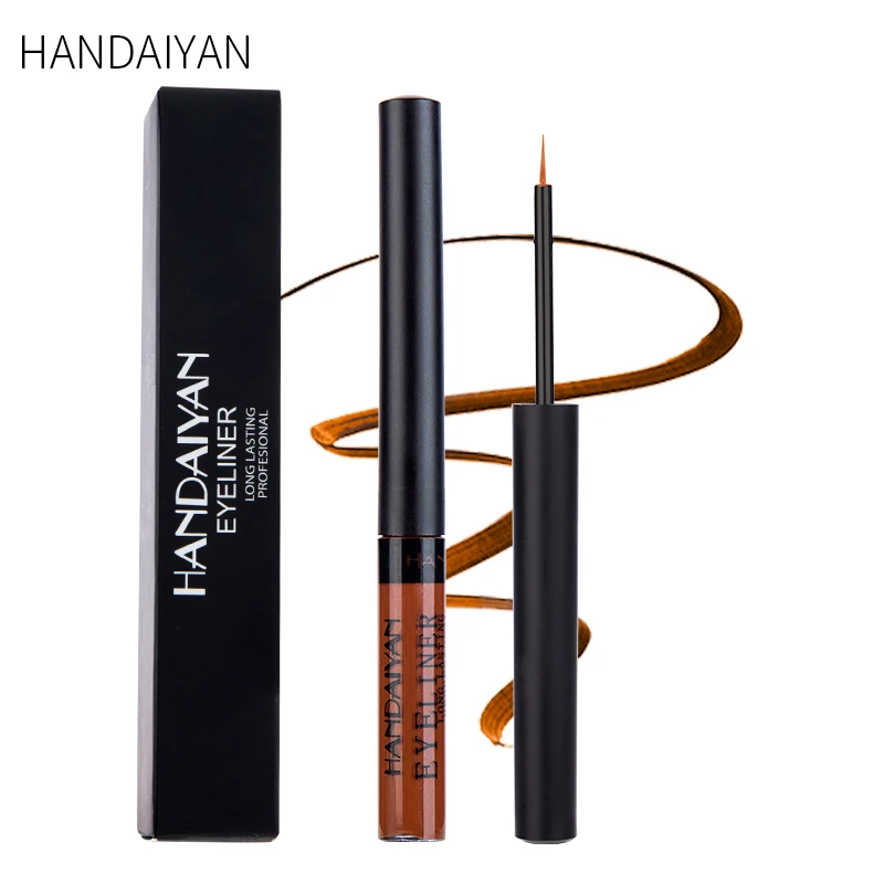 

HANDAIYAN high quality 12-color matte eyeliner Colored eyeliner Long lasting Matte eyeliner White Eye shadow Blue eyeliner