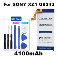 Losoncoer 4100 мА/ч, LIP1645ERPC Батарея для sony XZ1 G8341 G8342 G8343 XZ1 двойной Батарея