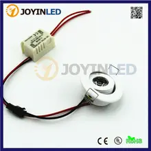 10 шт./лот 1 Вт 3 Вт затемняемый мини светодиодный светильник s белые круглые точечные потолочные светильники AC85-220V светодиодный панельный Светильник Встраиваемые алюминиевые лампы