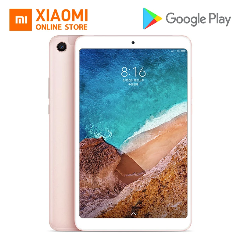 Original Xiaomi mi Pad 4 LTE Wifi 4 GB 64 GB 8 “Las 16:9 mi Pad 4 Snapdragon 660 AIE core 12.0MP + 5.0MP Xiaomi tabletas Tablet Pad 2018