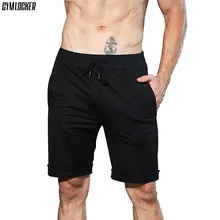GYMLOCKER новые летние шорты мужские модные брендовые дышащие мужские повседневные плотные шорты спортивные хлопковые пляжные шорты спортивные штаны