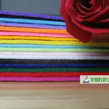 Смешивать цвета полиэстер Нетканые Фетр Ткань 2 мм толщиной Фетр Ткань-нарезанные 16 Простыни Детские 30 см x 30 см