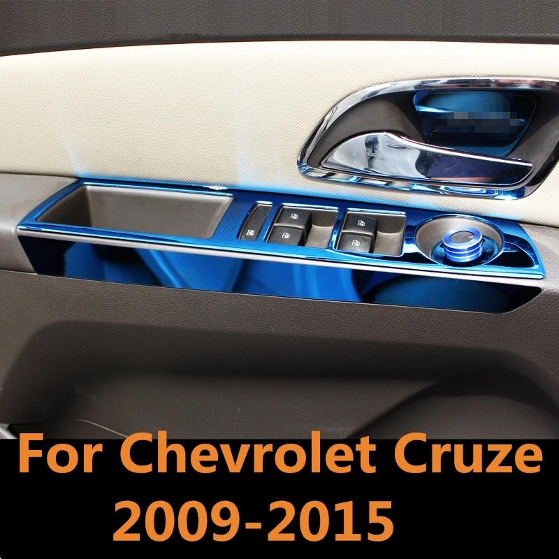 Для Chevrolet Cruze 2009 2015 защитная накладка для панели управления окон стеклоподъемника