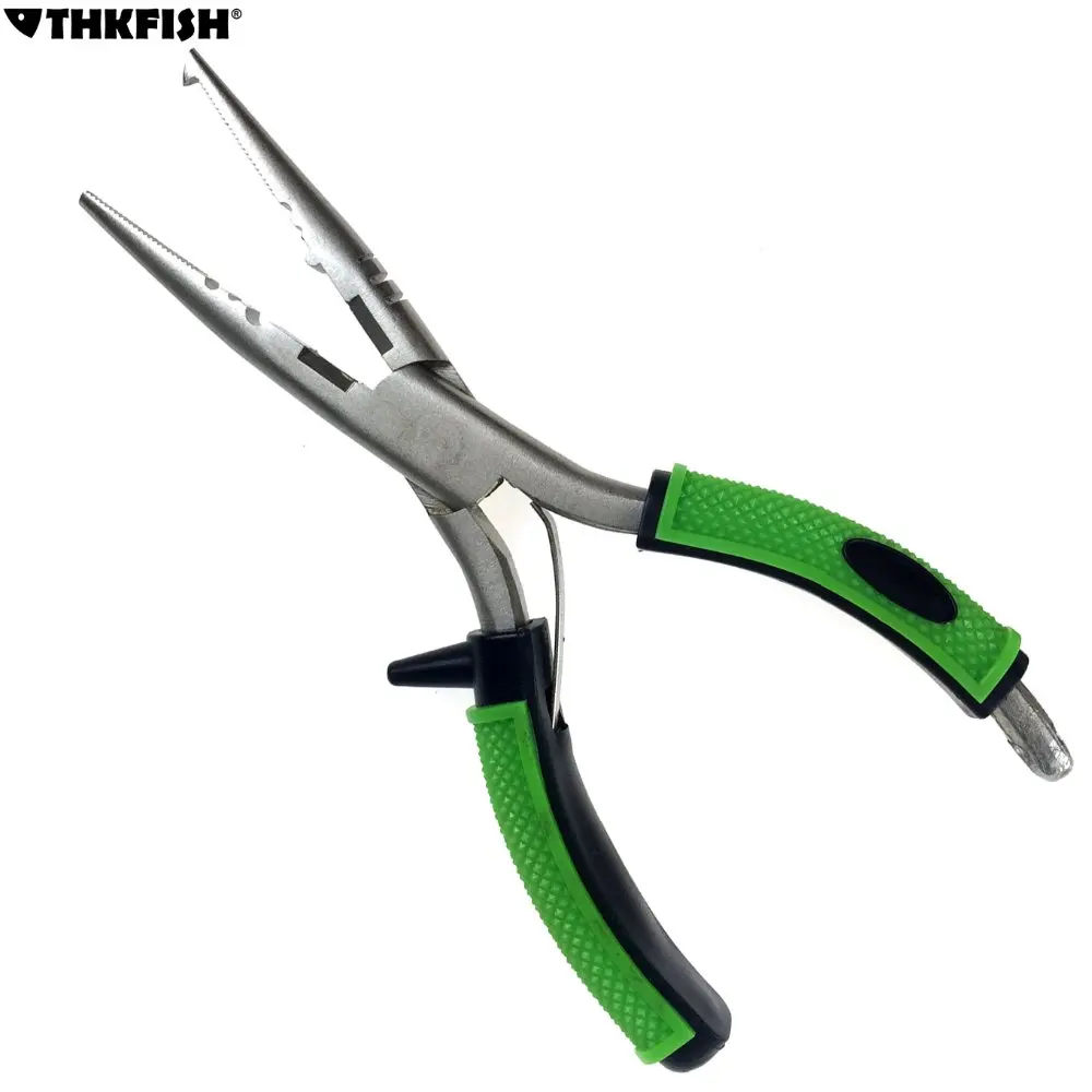 

THKFISH Fishing Pliers Scissors Fishing Hooks Tools Remover Fishing Line Cutter Lead Sheath Cutter Carbon Steel Fishing Plier