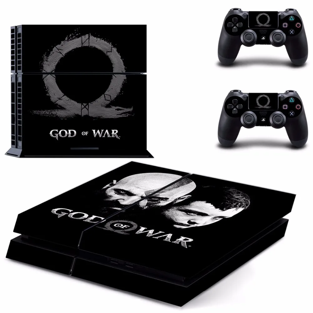 Игра God of War 4 наклейка для PS4 наклейка для sony playstation 4 консоль и 2 контроллера наклейка для PS4 s стикер s винил