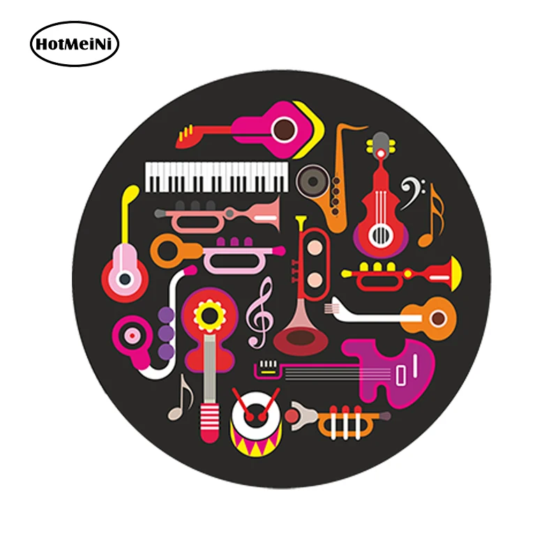

HotMeiNi Car Styling Car Sticker Music Vinyl Sticker iPad Laptop Car Guitar Instruments Kids Fun Decal Waterproof 13cm x 13cm