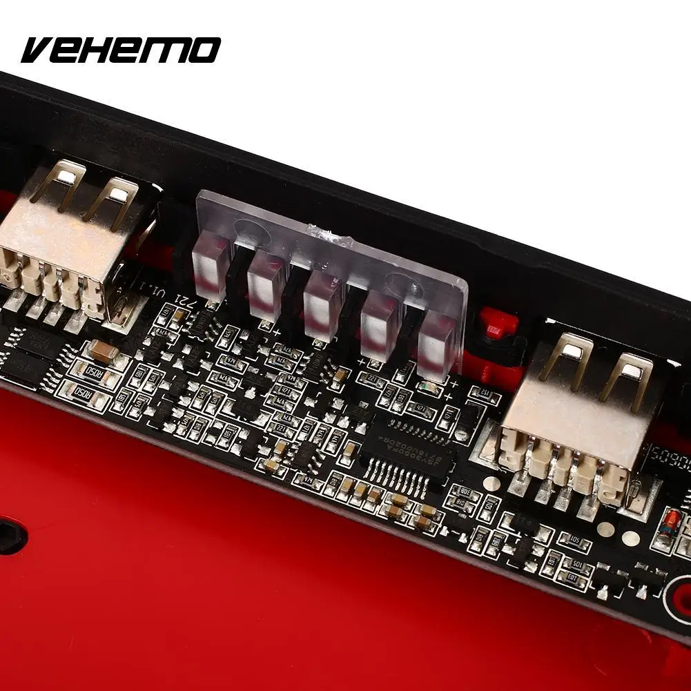 Vehemo 15V 1A Car Jump Starter Kit Supplies Power Kit DIY Emergency Jump Starter Kit Car Premium DIY without battery