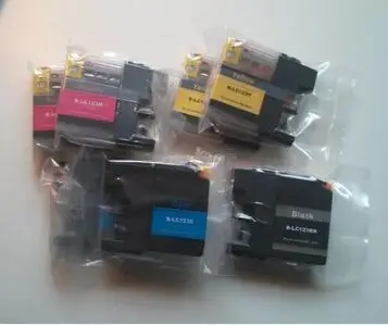 

1Set Compatible Ink Cartridge For Brother LC 123 For MFC-J4610DW/DCP-J552DW