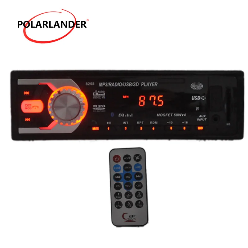 MP3 аудио автомобиль 5 в зарядное устройство электроника для автомобиля сабвуфер стерео FMUSB/SD/AUX 1 DIN 12 Bluetooth Радио-Кассетный проигрыватель Авторадио