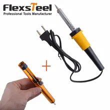 Flexsteel 1 шт. 220 В 40 Вт высокое качество легкий вес Электрический паяльник плюс 1 шт. металлический сварочный провод демонтажный насос