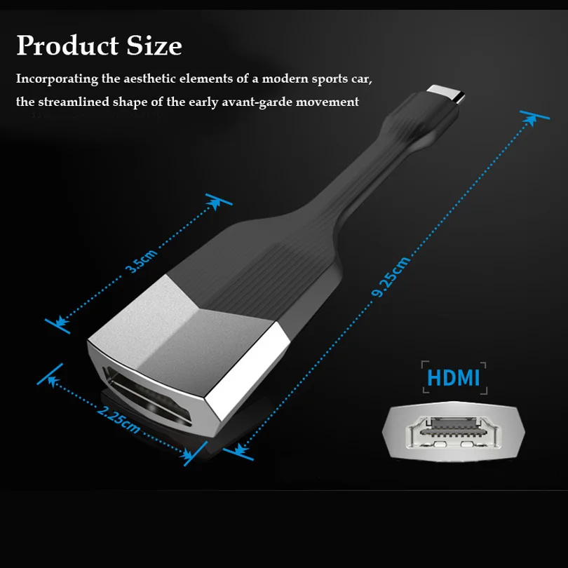 Док станция Mini USB Type c HDMI 4K 30 Гц выход сигнала HD C на для MacBook Samsung Galaxy