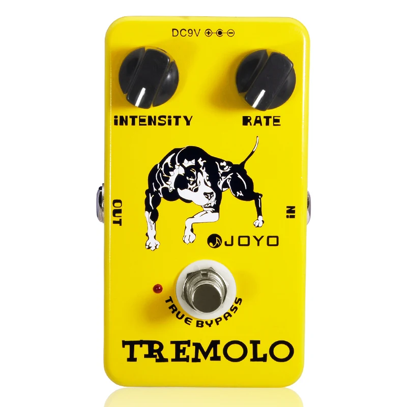 Tremolo Guitar Pedal Stompbox Of Classic Tube Amplifiers Intensity&amprate knob Tone And Vibe Adjust Easily Joyo JF-09 |
