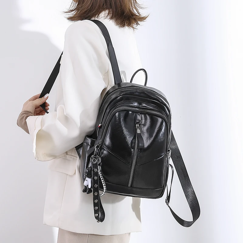 Из искусственной кожи рюкзак Для женщин Модные рюкзаки для девочки-подростка Высокое качество школьная сумка изображения героев