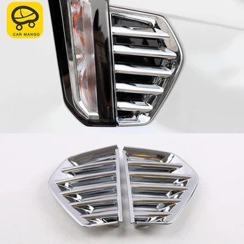 

CARMANGO For Cadillac XT4 2018 2019 Auto Car Front fog light frame Rear fog light frame trim Exterior Accessories