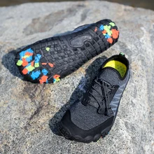 Новинка; летние мужские уличные пляжные Трекинговые туфли; нескользящие износостойкие дышащие туфли на пять пальцев; Мужская обувь для плавания; Акваобувь