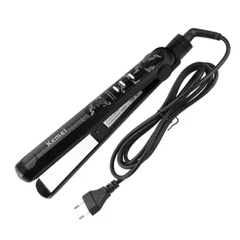 

Kemei KM-2099-3 Tourmaline Ceramic Hair Straightener Curler Straightening Curling Irons Styling Tools