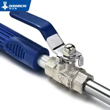 Сплав чистящие щеточки шланга высокого Давление Мощность струи воды распылитель омывателя сопла пистолет с 2 спрей советы Cleaner полива газона сад