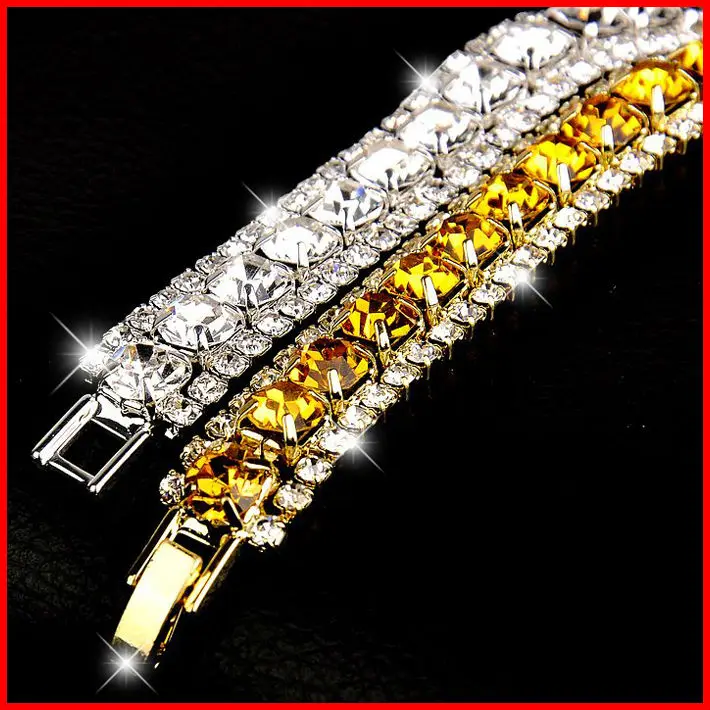 2017 модный браслет с кристаллами и кубиками циркония Римский Auden Rhinestone CZ B9|cz