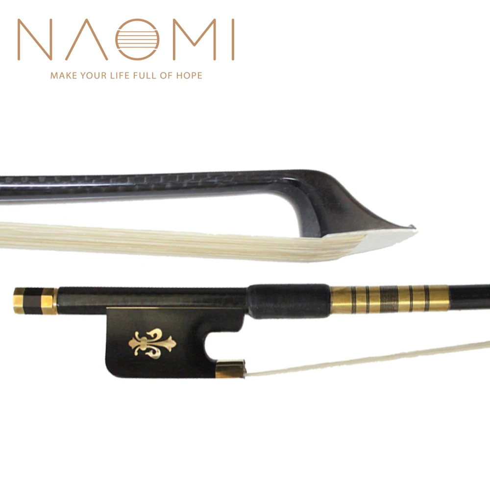 

NAOMI Cello 4/4 Carbon Fiber Cello Bow for 4/4 Size Cello Parts Accessories New