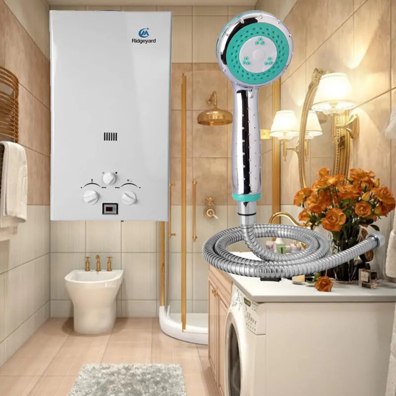 (Ship from USA) 10L Stainless Hot Water Heater Gas Lpg Propane Tankless