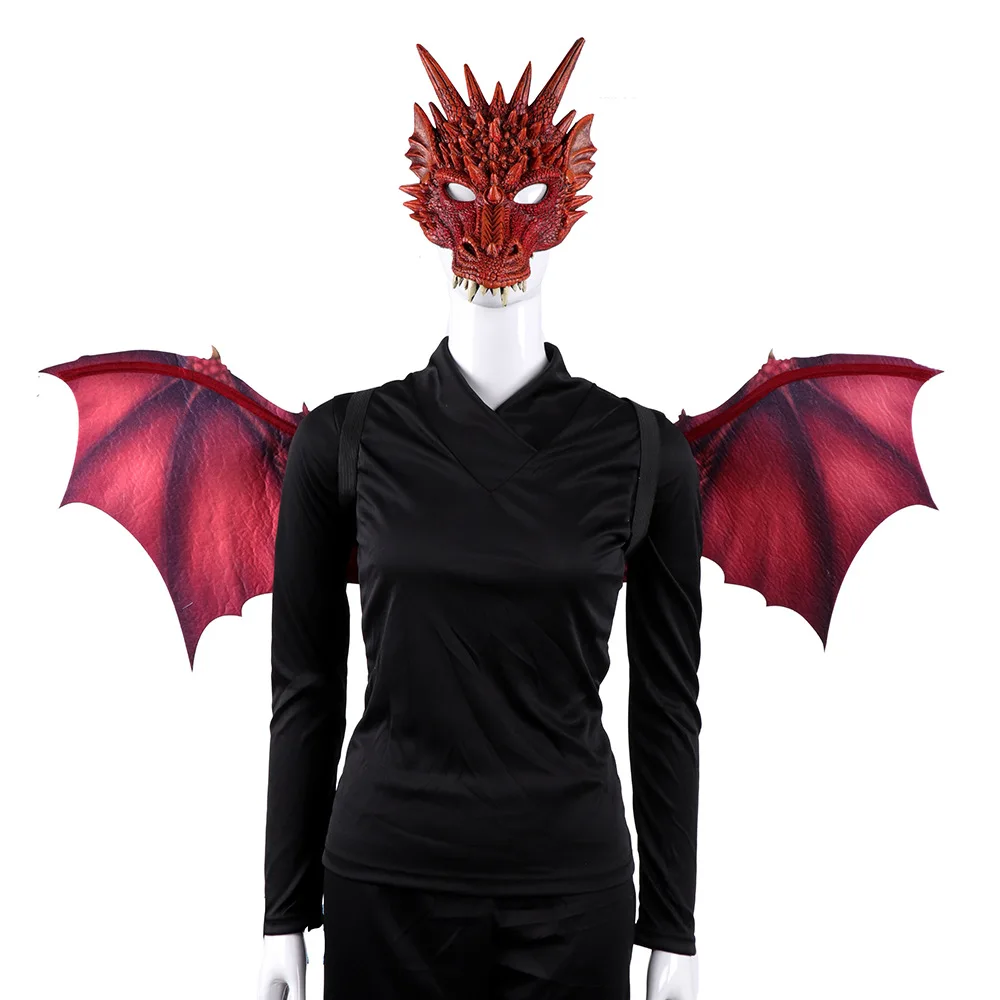 

Cosplay dragon wings mask props for adult children boys Halloween carnival carnival costume devil vampire wings props