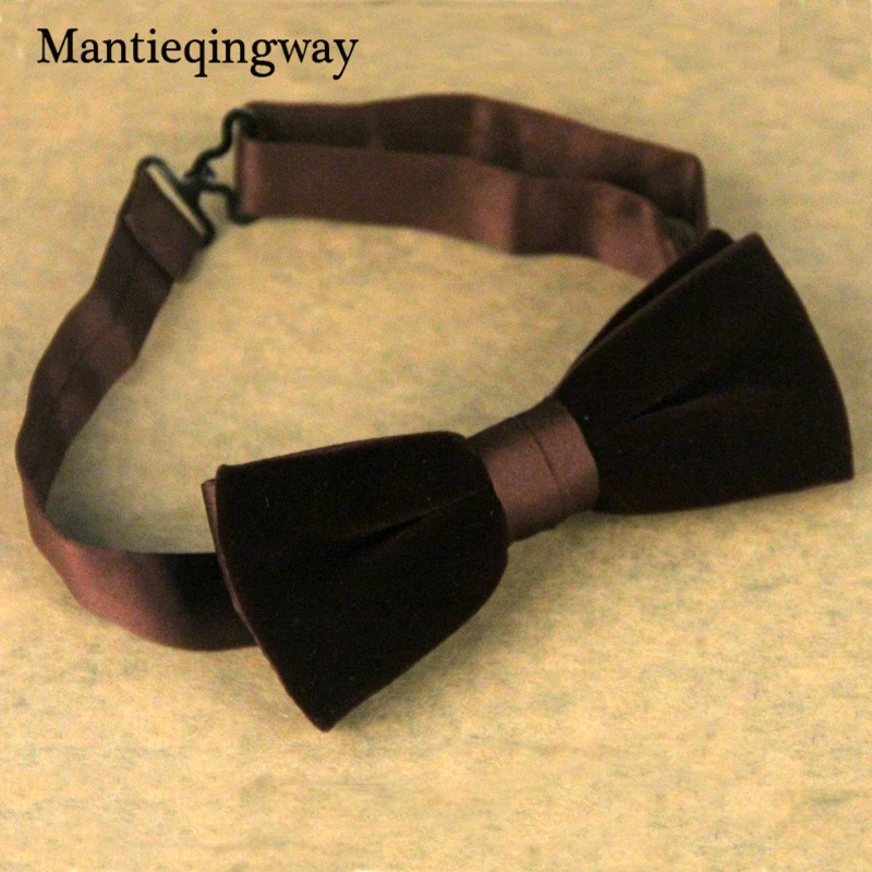 Pajaritas para hombre, pajaritas de terciopelo para novio, pajaritas para boda, corbata, Color sólido, corbata negra y roja para hombres - AliExpress Accesorios para la ropa