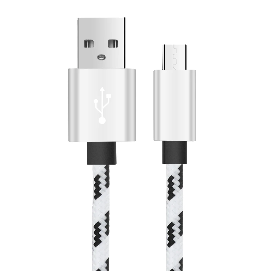 1 м/2 м/3 м Плетеный Micro USB быстрой зарядки Тип Кабеля C шнура синхронизации сотовый телефон аксессуар Связки зарядный кабель 100 шт./лот