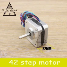 Free shipping 3D Printer accessories parts titan extruder Stepper Motor 4-lead Nema 17 22mm 42 motor for J-head bowden