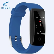 Kinyo Смарт IP67 Водонепроницаемый Секундомер смарт-браслет сердечного ритма водонепроницаемый браслет Смарт Браслет для Android/ios