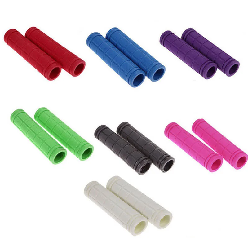 

1 pair High Quality Rubber Bike Bicycle Handlebar Cover Grips Smooth Soft Rubber Handlebar Cover 22.2mm Handle Bar End