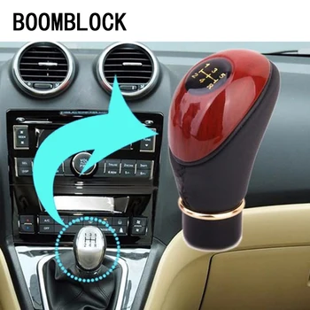 

Artificial Peach Wood Car Manual Shift Lever Gear Knob Head For VW Golf 7 5 MK4 Mazda cx-5 Peugeot 208 508 Touareg Tiguan 2017