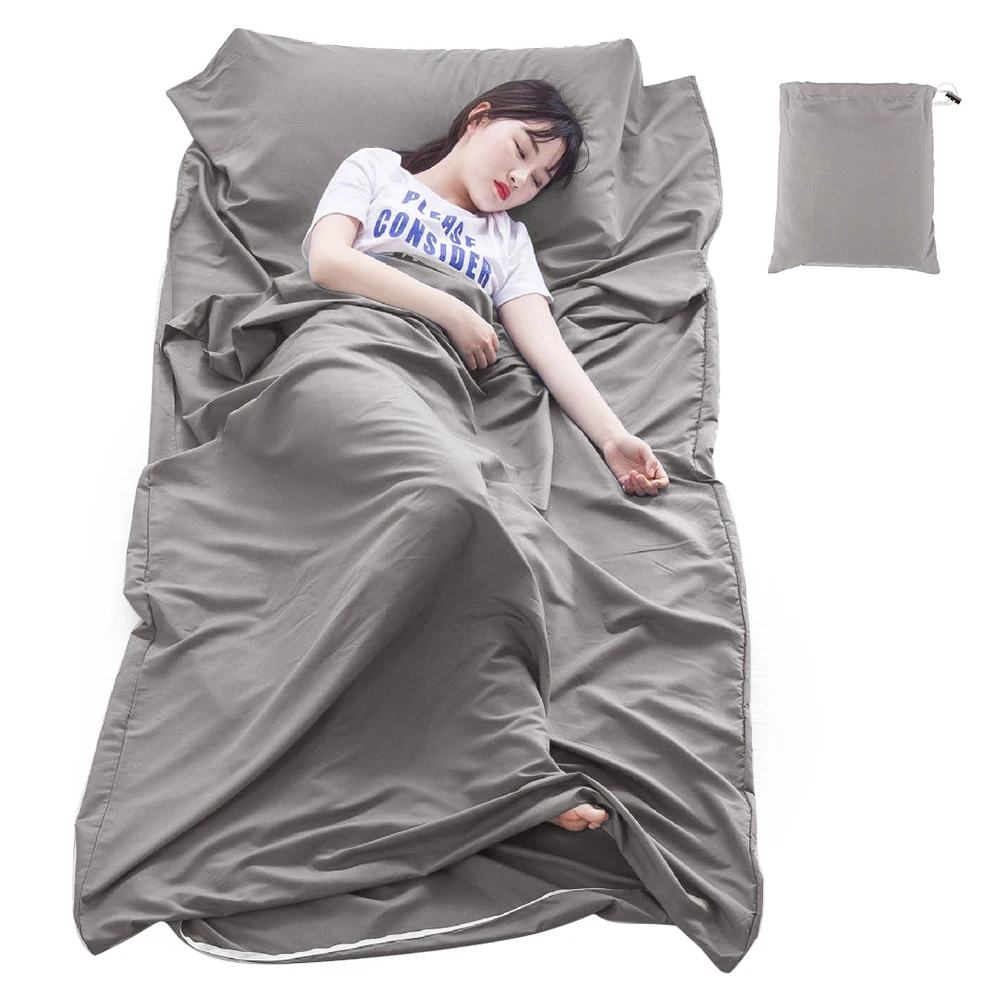 

Anti-dirty Ultralight Outdoor Sleeping Bag Liner Polyester Portable Double Sleeping Bags Camping Travel Healthy Sleeping Bag