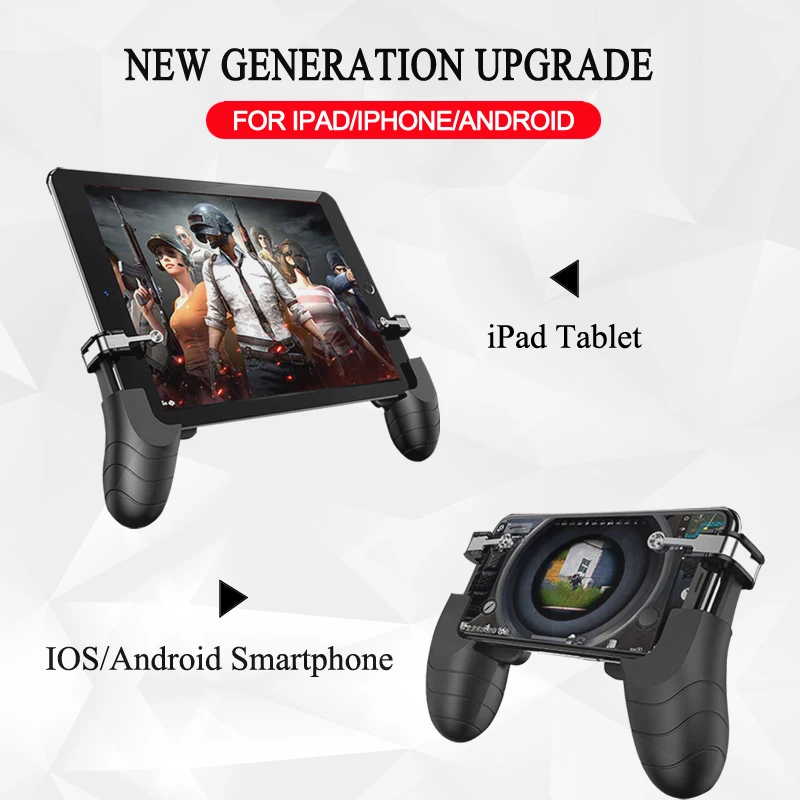  Professional Tablet Game Trigger Fire Button For IOS Game Grip Handle Aim Key L1R1 Controller For A