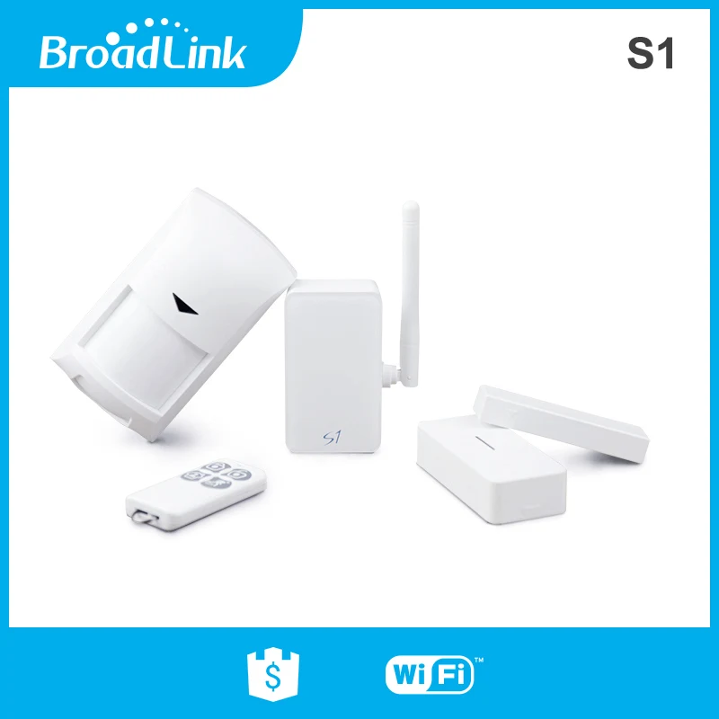 Broadlink S1 S1C SmartOne охранный комплект датчик движения PIR дверной датчик комплект сигнализации для система автоматизации умного дома, домашний набор для ухода - Комплект: S1 Security Kit